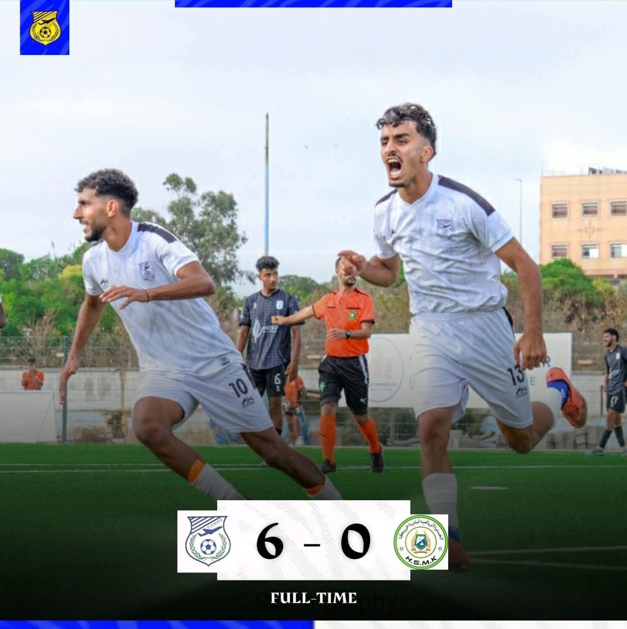 هزيمة قاسية لحسنية بلدية خريبكة بسداسية أمام النواصر أولاد صالح.