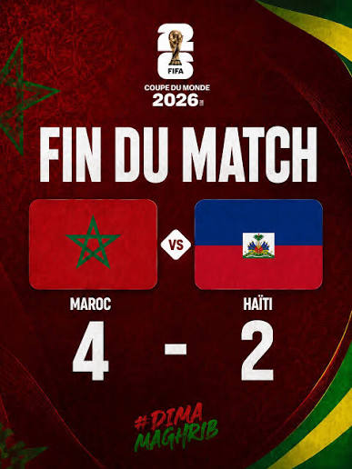 Le Maroc souffre, renverse Haïti et décroche son billet pour les huitièmes de finale