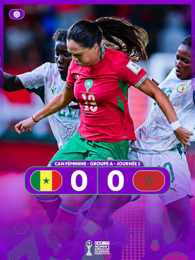 CAN féminine 2026 : les Lionnes de l’Atlas butent sur un mur sénégalais, mais s’offrent la première place du groupe