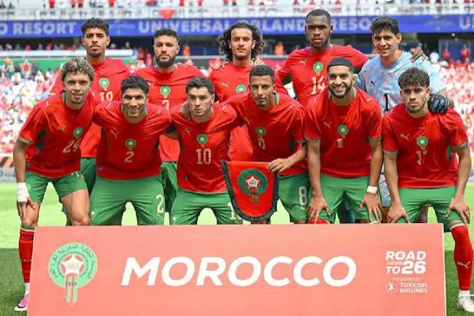 Les Lions de l’Atlas au complet